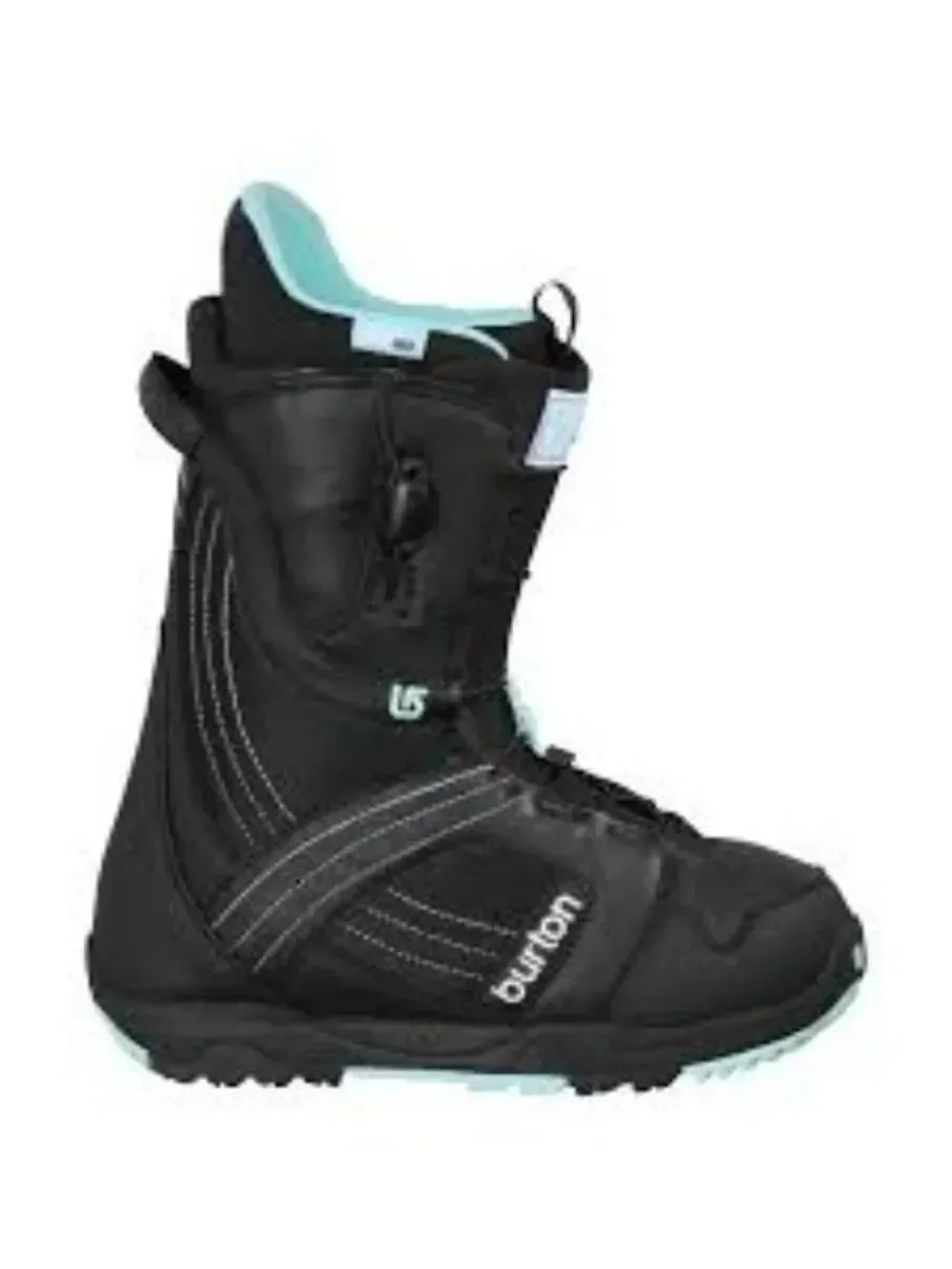 Burton Women's Mint Asian-Fit Snowboard Boots Black True Fit Imprint Size 8